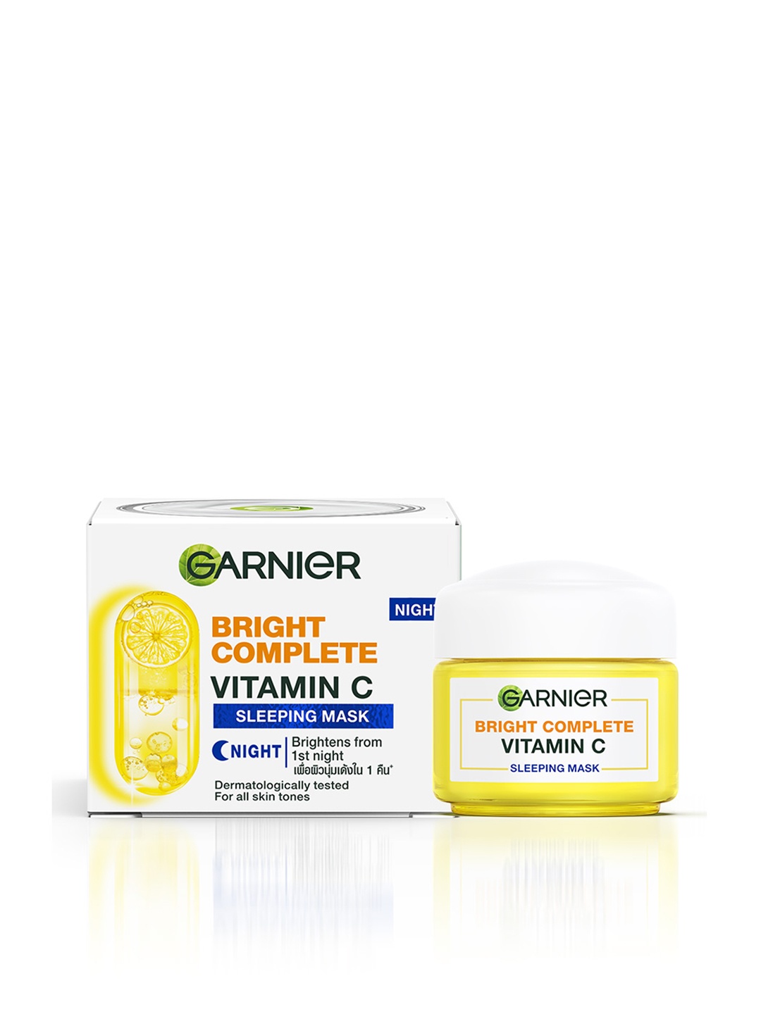 

Garnier Skin Naturals Vitamin C Yoghurt Night Cream for Dark Spots - 18 g, Yellow