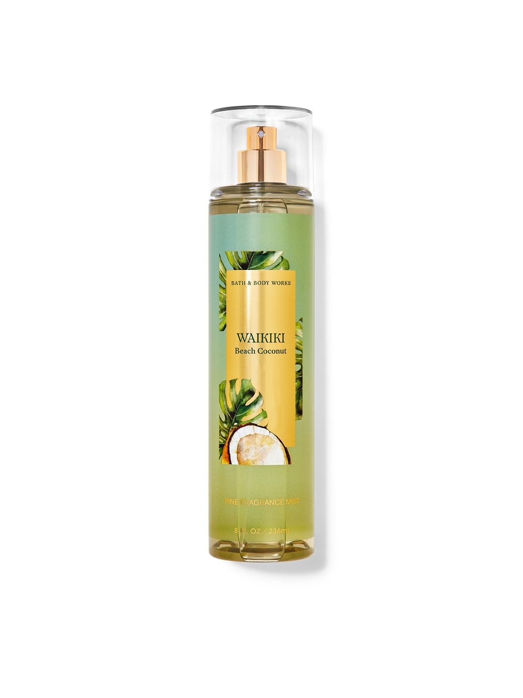 

Bath & Body Works Waikiki Beach Coconut Fine Fragrance Mist - 236 ml, Green