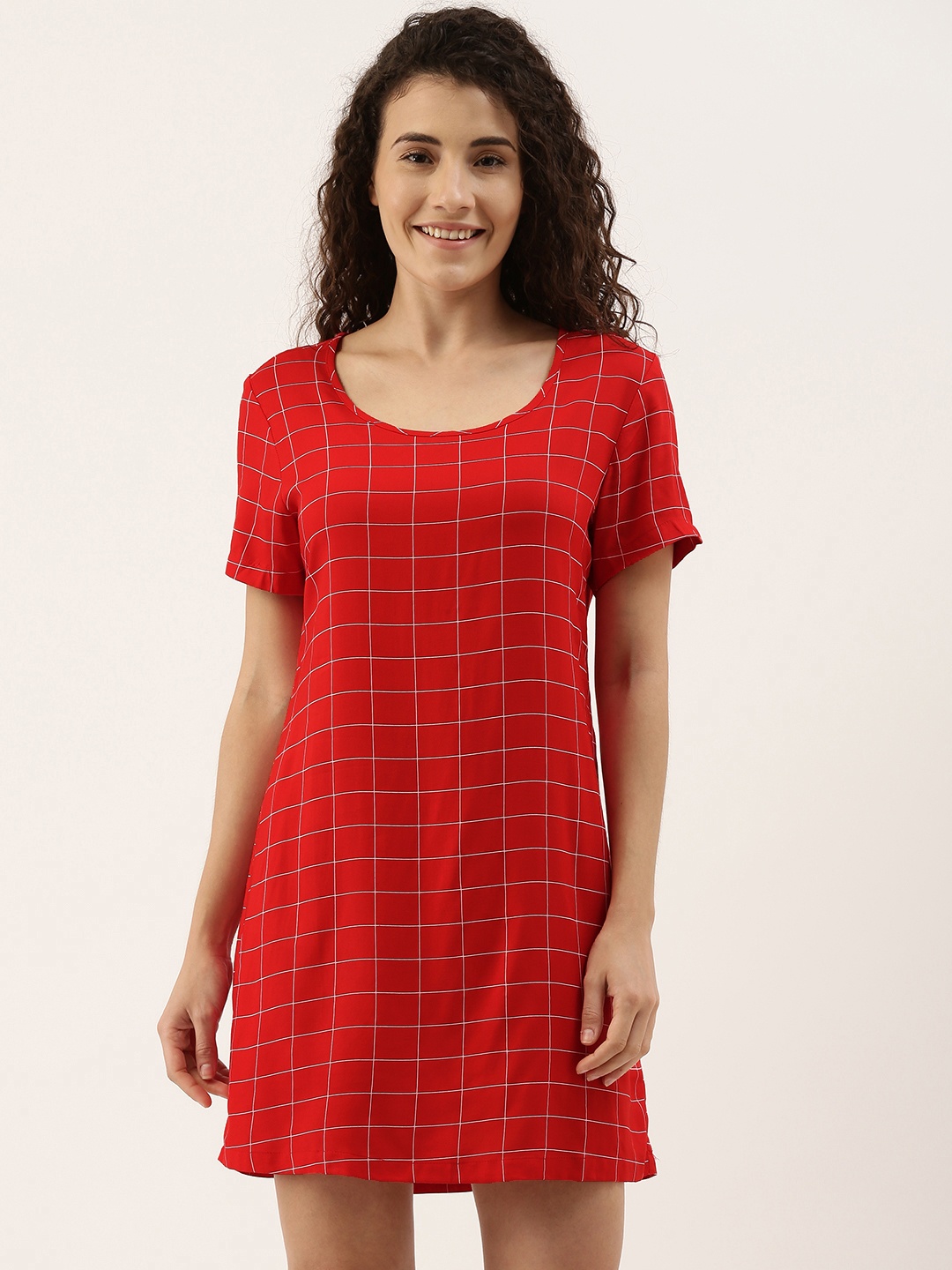 

ETC Red & White Checked Nightdress