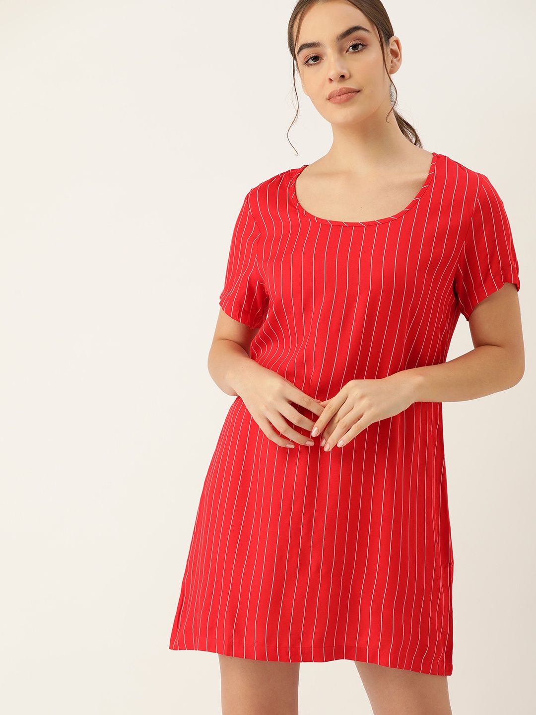 

ETC Red & White Striped Sleep Shirt
