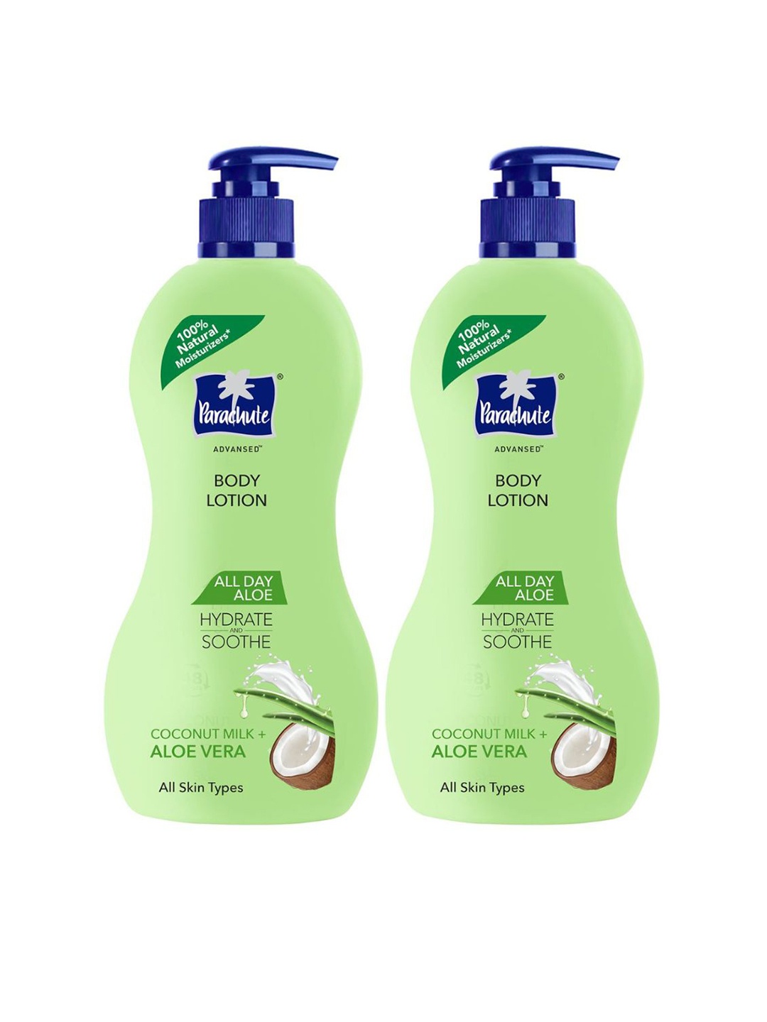 

Parachute Advansed All Day Aloe with Coconut Milk & Aloe Vera Body Lotion 250 ml, Green