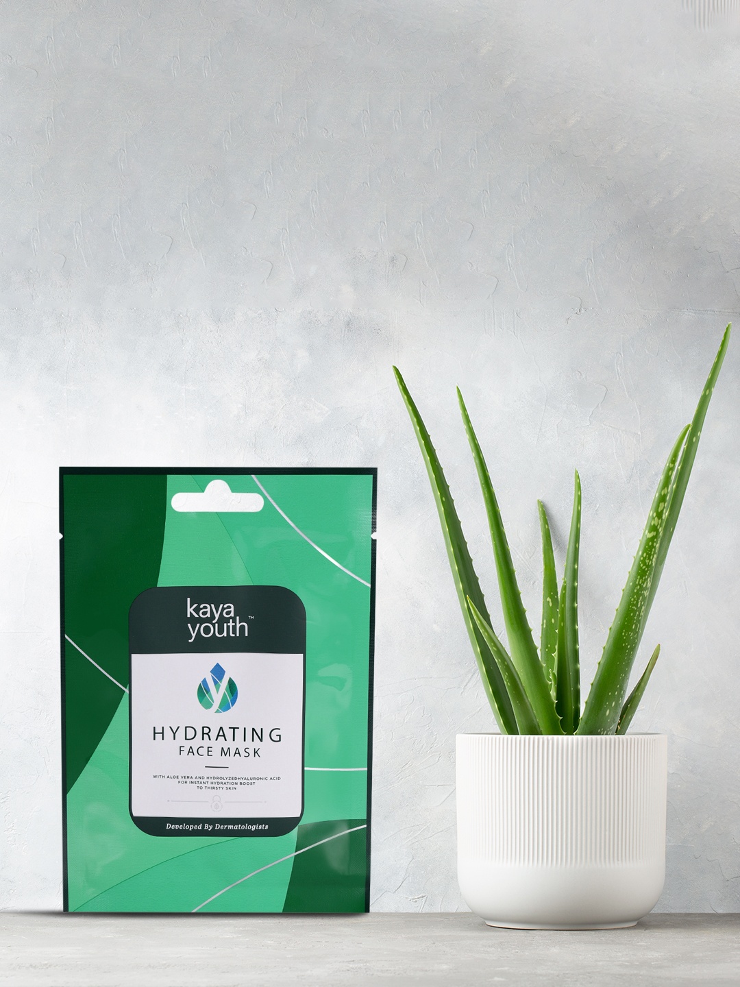

Kaya Youth Set of 3 Hydro Replenish Hydrating Aloe Vera Face Mask, Green