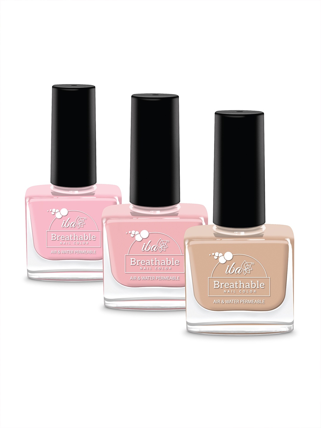 

Iba Nude Nail Color Combo of 3 - B01 Toasted Almond - B02 Sweet Blush -B03 Rose Quartz