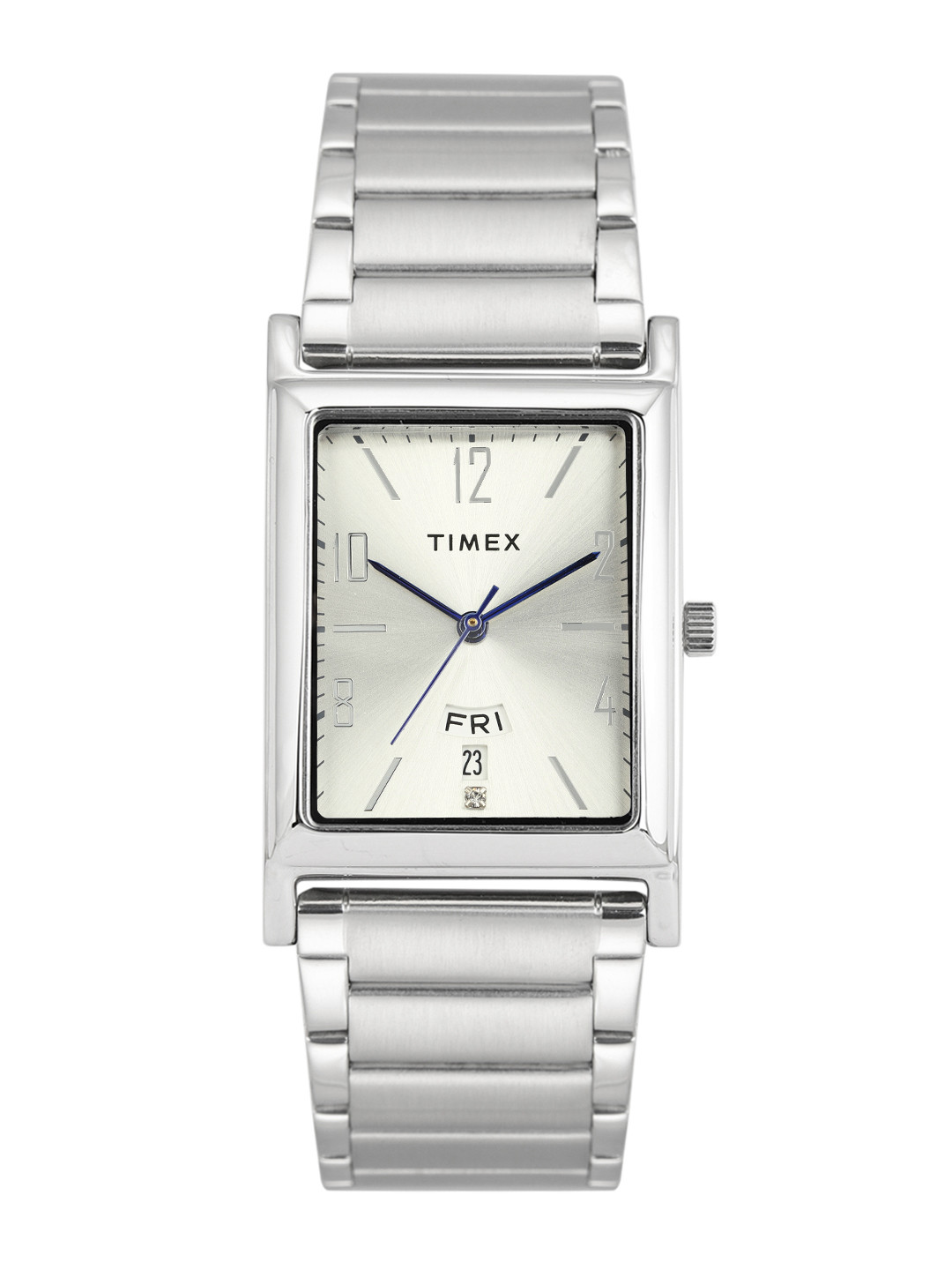 

Timex Men Silver-Toned Bracelet Style Analogue Watch TW000L516