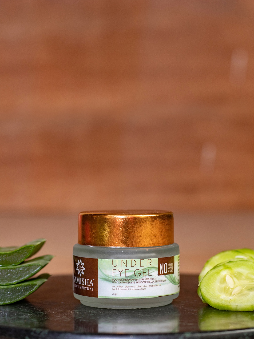

Samisha Organic Under Eye Dark Circles Removal Cream Gel, Nude