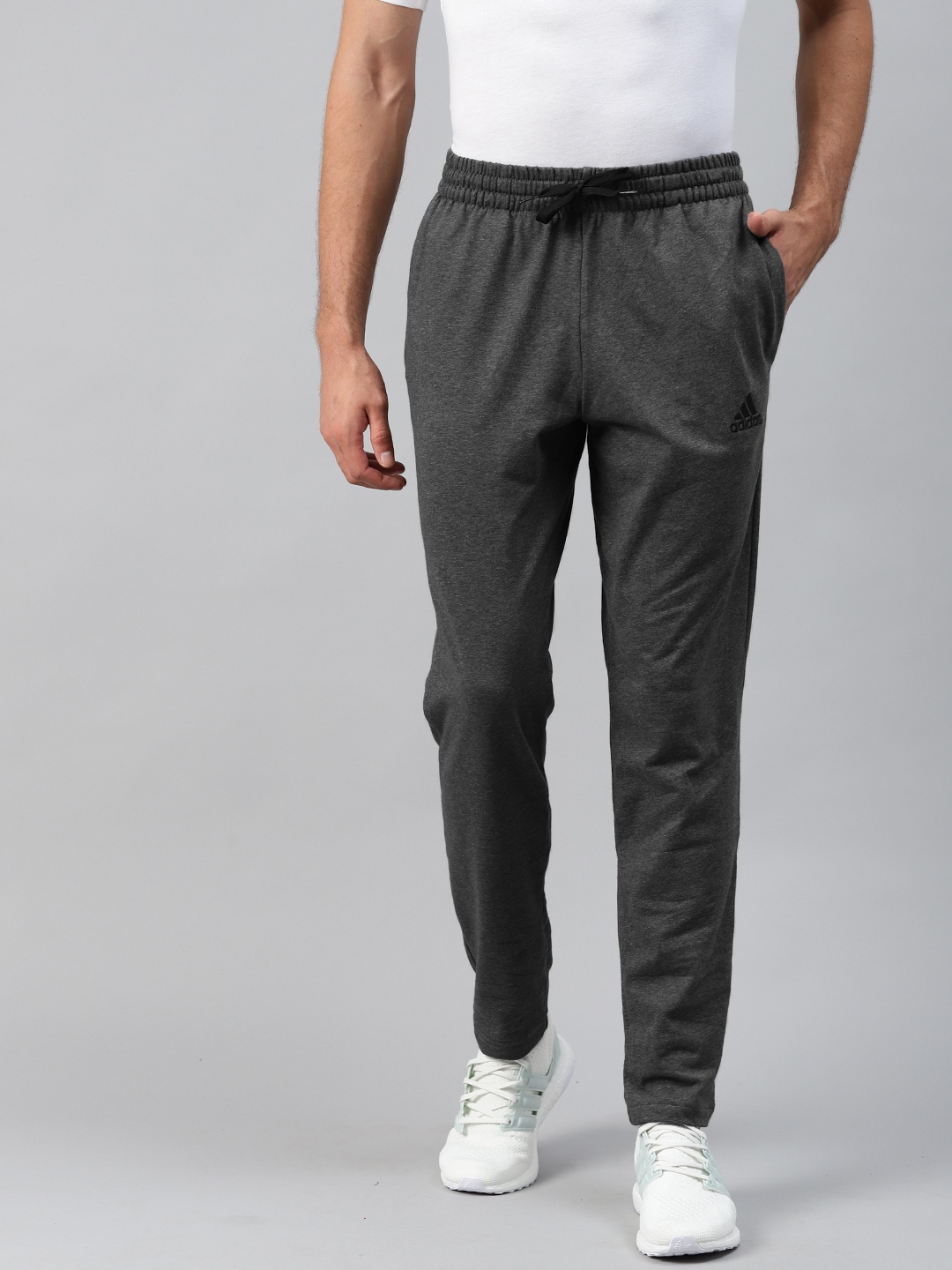 

ADIDAS Men Charcoal Grey Solid SL SJ TO PT Sustainable Track Pants