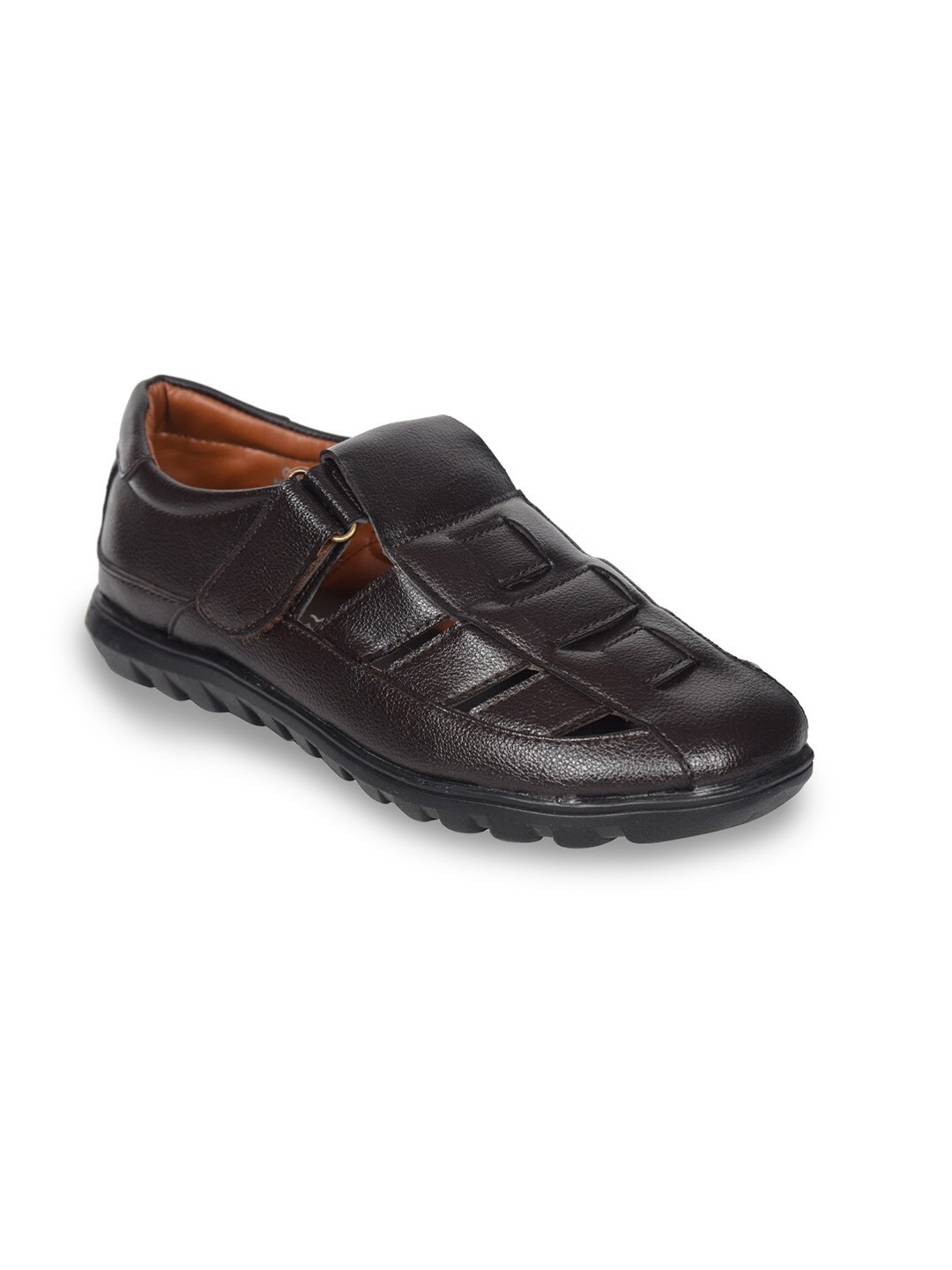 

Ajanta Men Brown Comfort Sandals