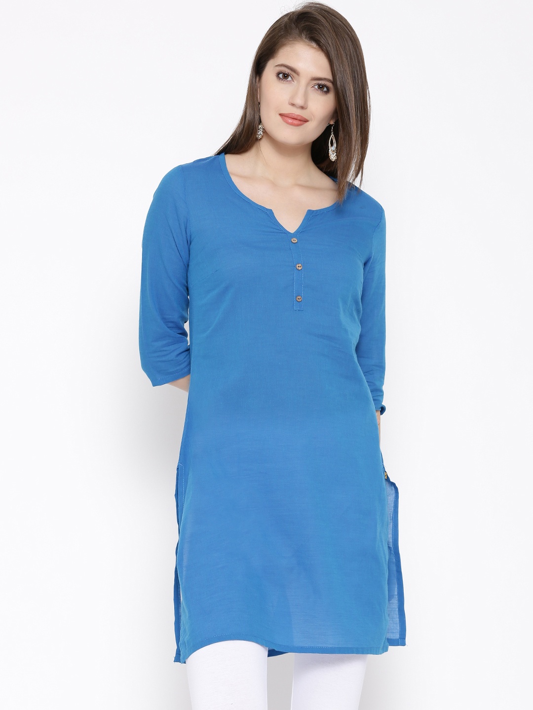 

AURELIA Women Blue Kurta