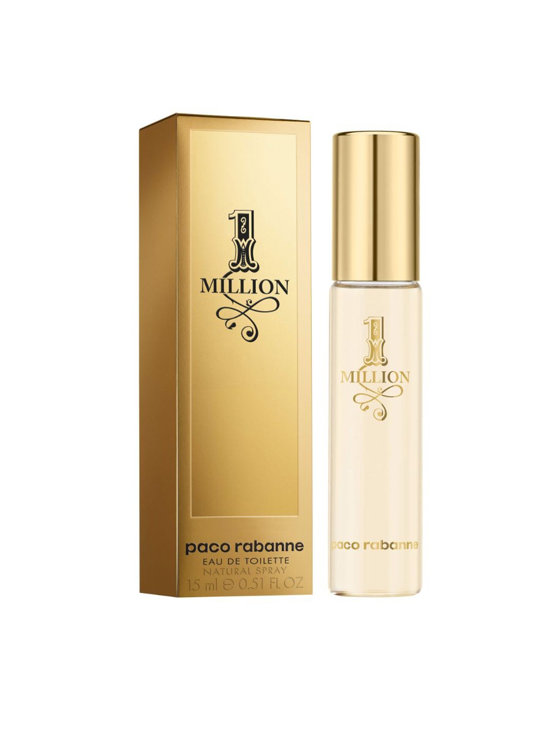 

Paco Rabanne Men 1 Million Eau De Toilette 15Ml, Transparent