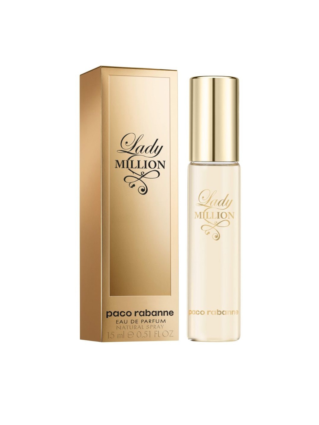 

Paco Rabanne Lady Million Eau De Parfum 15Ml, Transparent