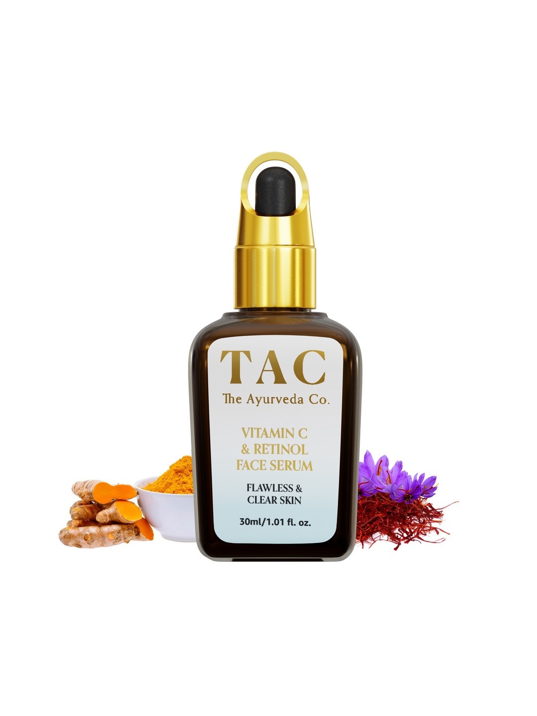 

TAC - The Ayurveda Co. 10% Vitamin C Serum with Natural Retinol, Neroli Oil for Anti-Aging, White