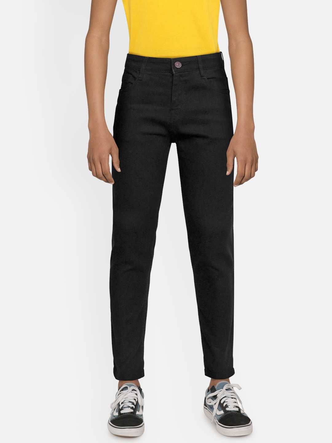 

Cherokee Boys Black Regular Fit Mid-Rise Clean Look Stretchable Jeans