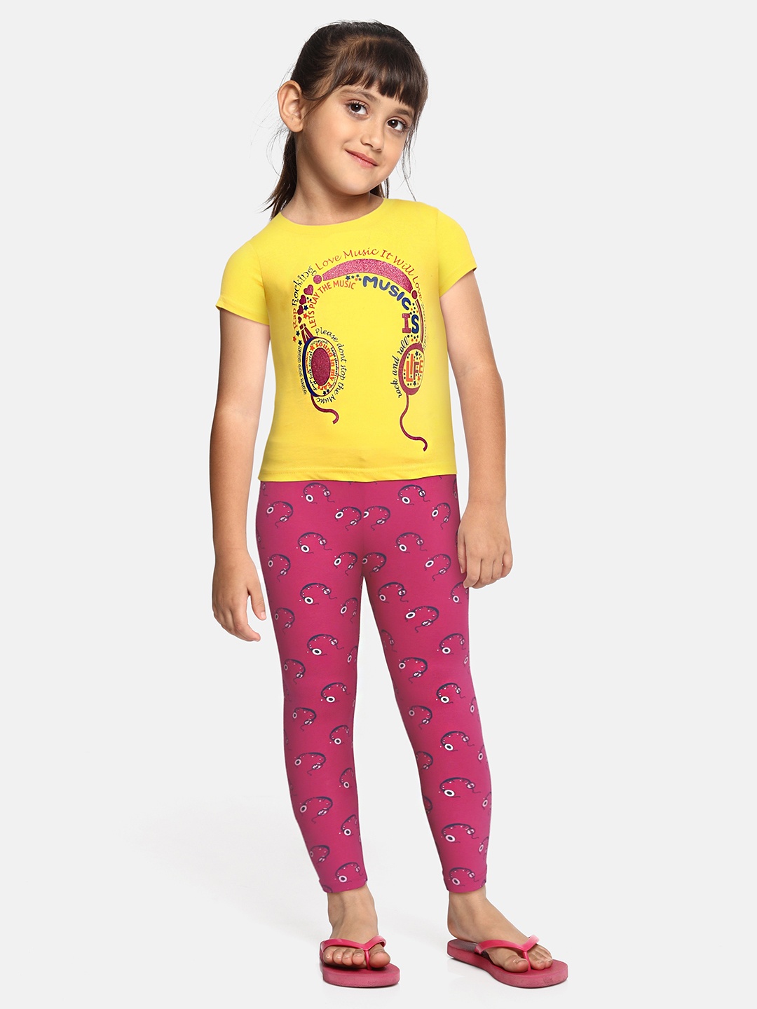 

Cherokee Girls Assorted T-shirt with Leggings