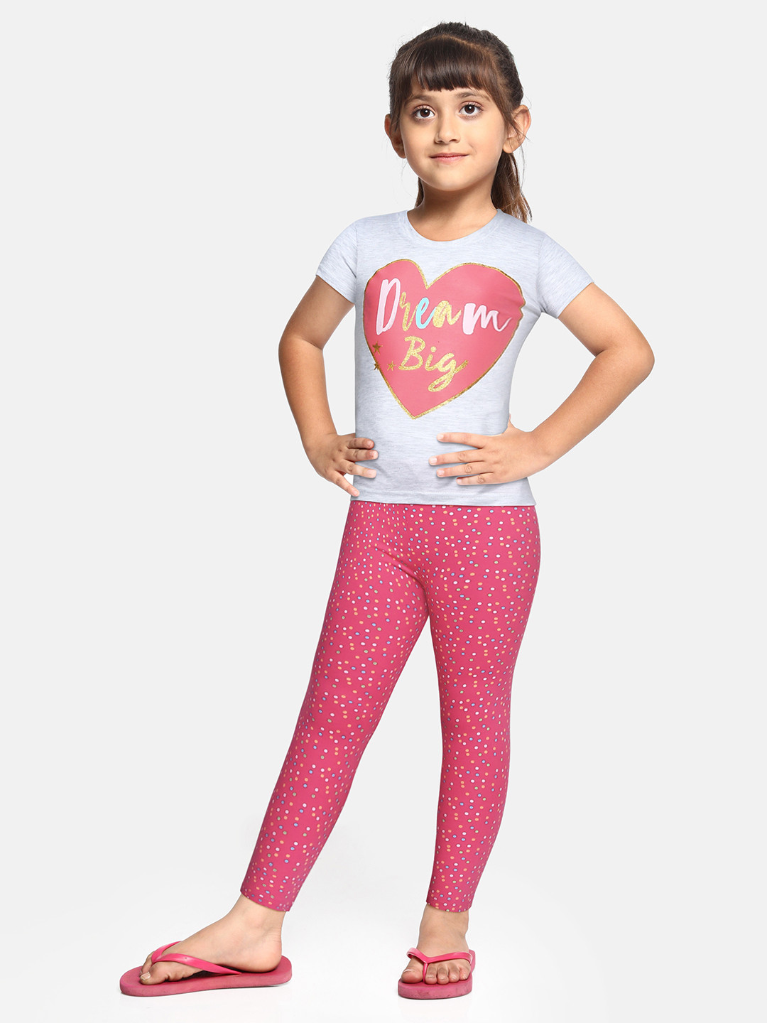 

Cherokee Girls Assorted T-shirt with Leggings