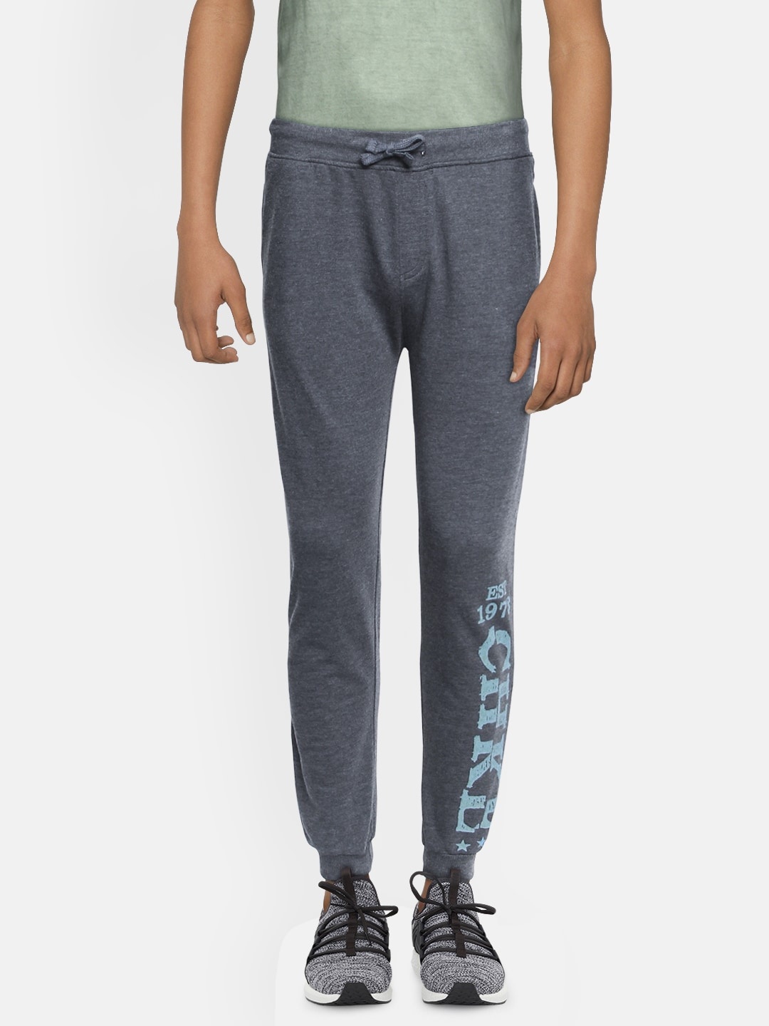 

Cherokee Boys Grey Placement Print Joggers