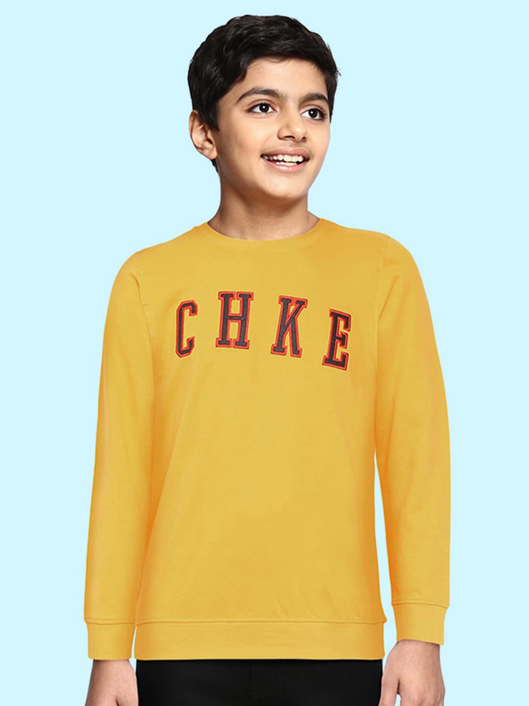 

Cherokee Boys Mustard Yellow Pure Cotton Sweatshirt