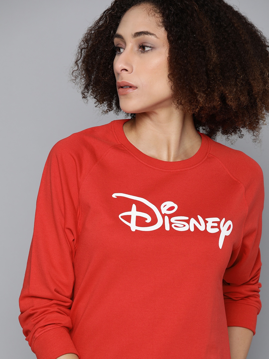 

Kook N Keech Disney Women Red & White Printed Sweatshirt