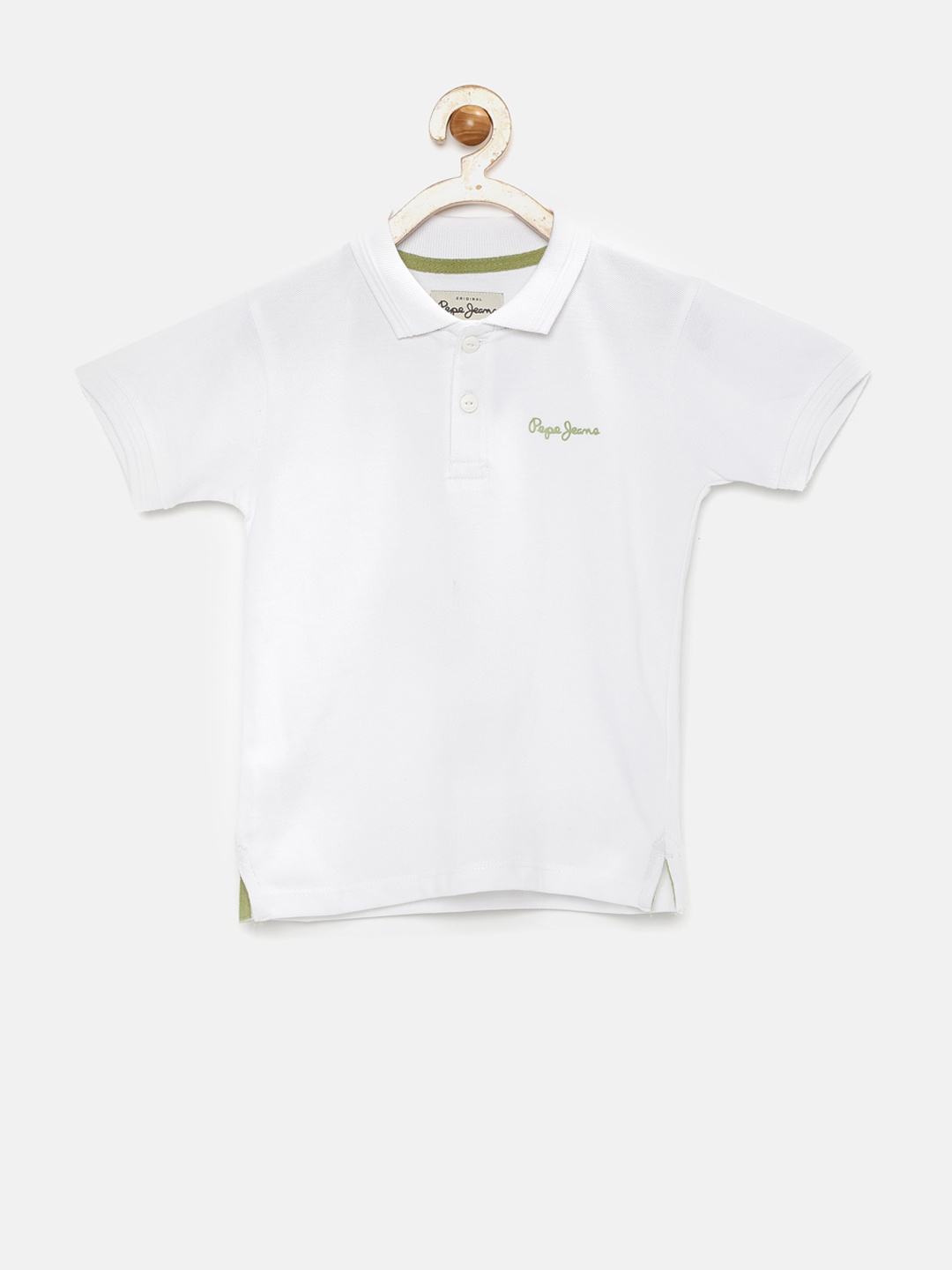 

Pepe Jeans Boys White Polo Pure Cotton T-shirt