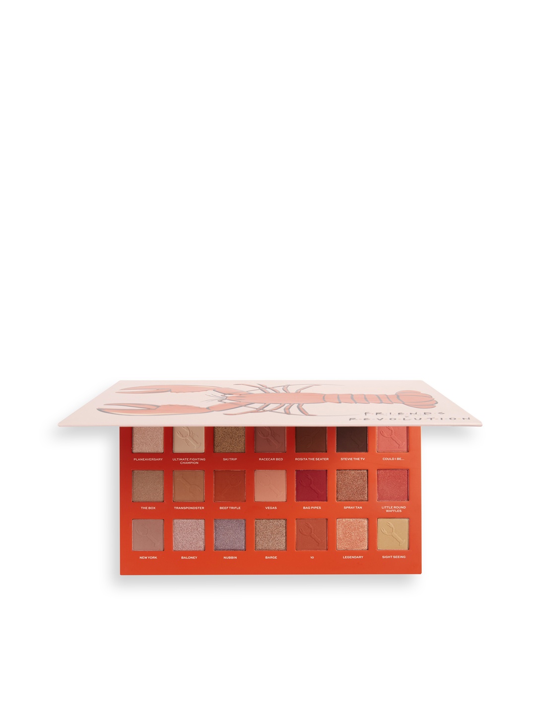 

Makeup Revolution London X Friends He's Her Lobster Eyeshadow Palette, Multi