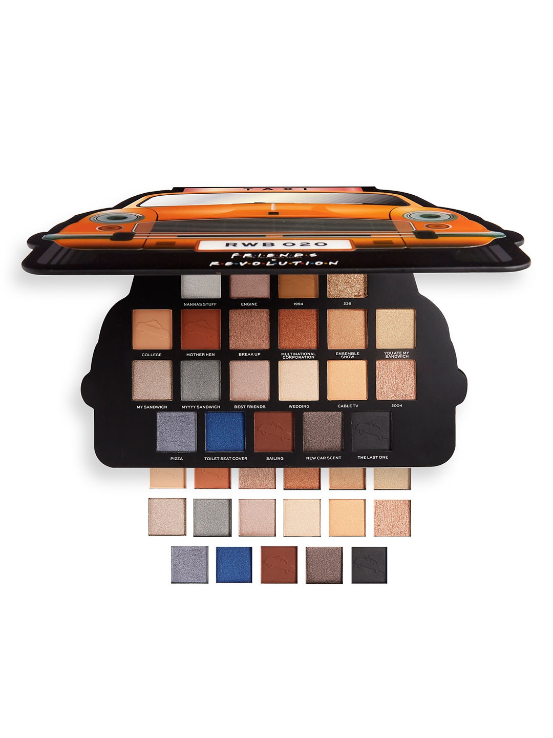 

Makeup Revolution London X Friends Take A Drive Eyeshadow Palette, Multi