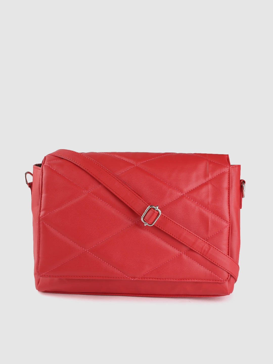

DressBerry Red Quilted Sling Bag