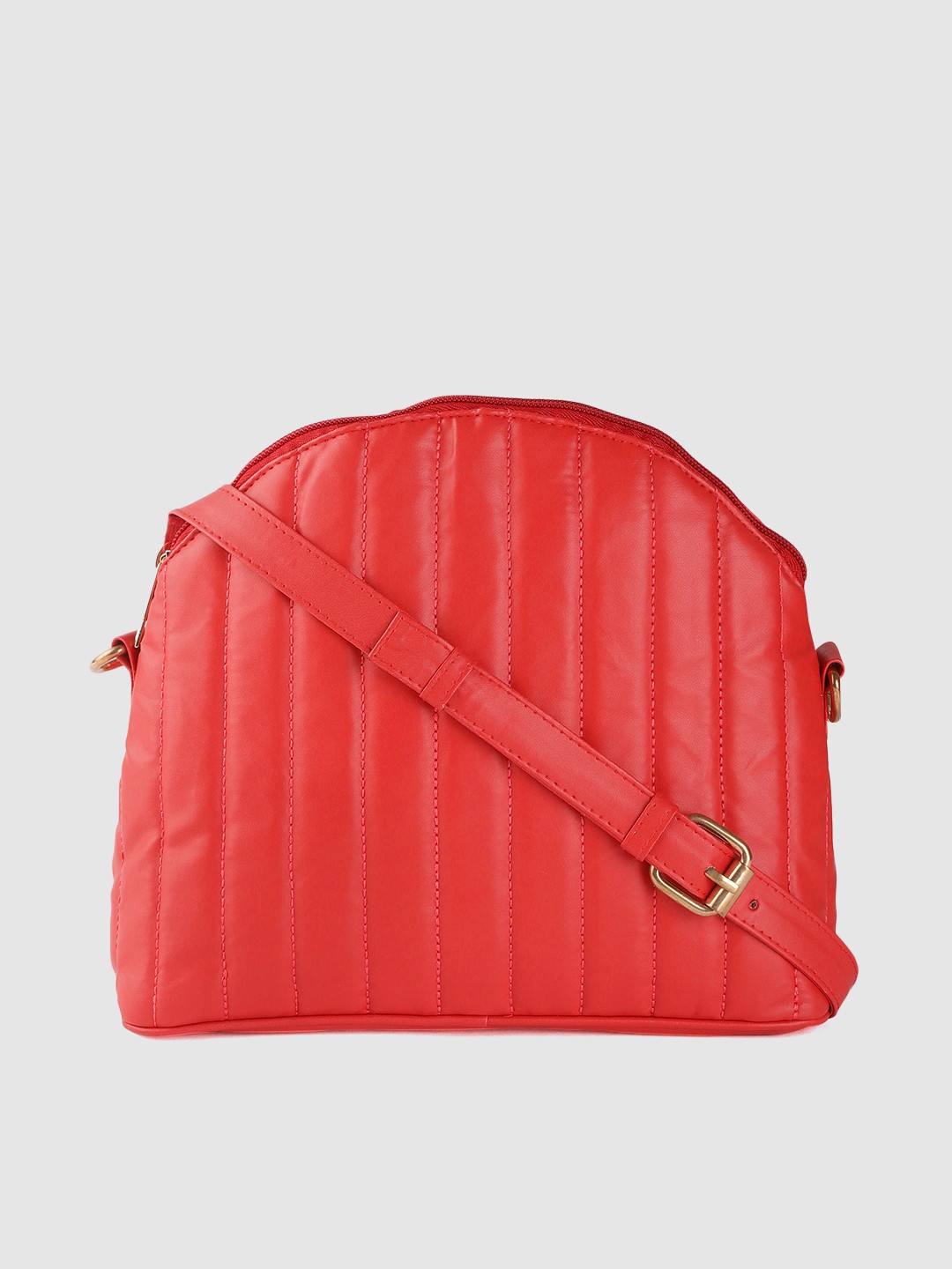 

DressBerry Red Quilted Sling Bag