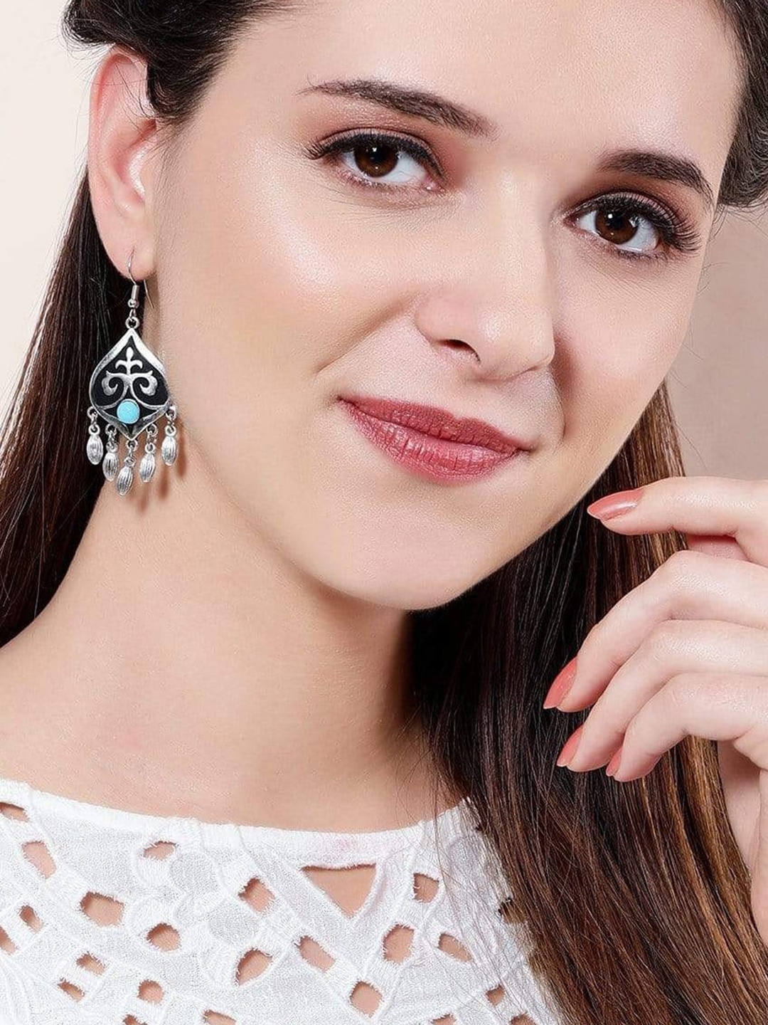 

TOKYO TALKIES X rubans FASHION ACCESSORIES Silver Contemporary Drop Earrings