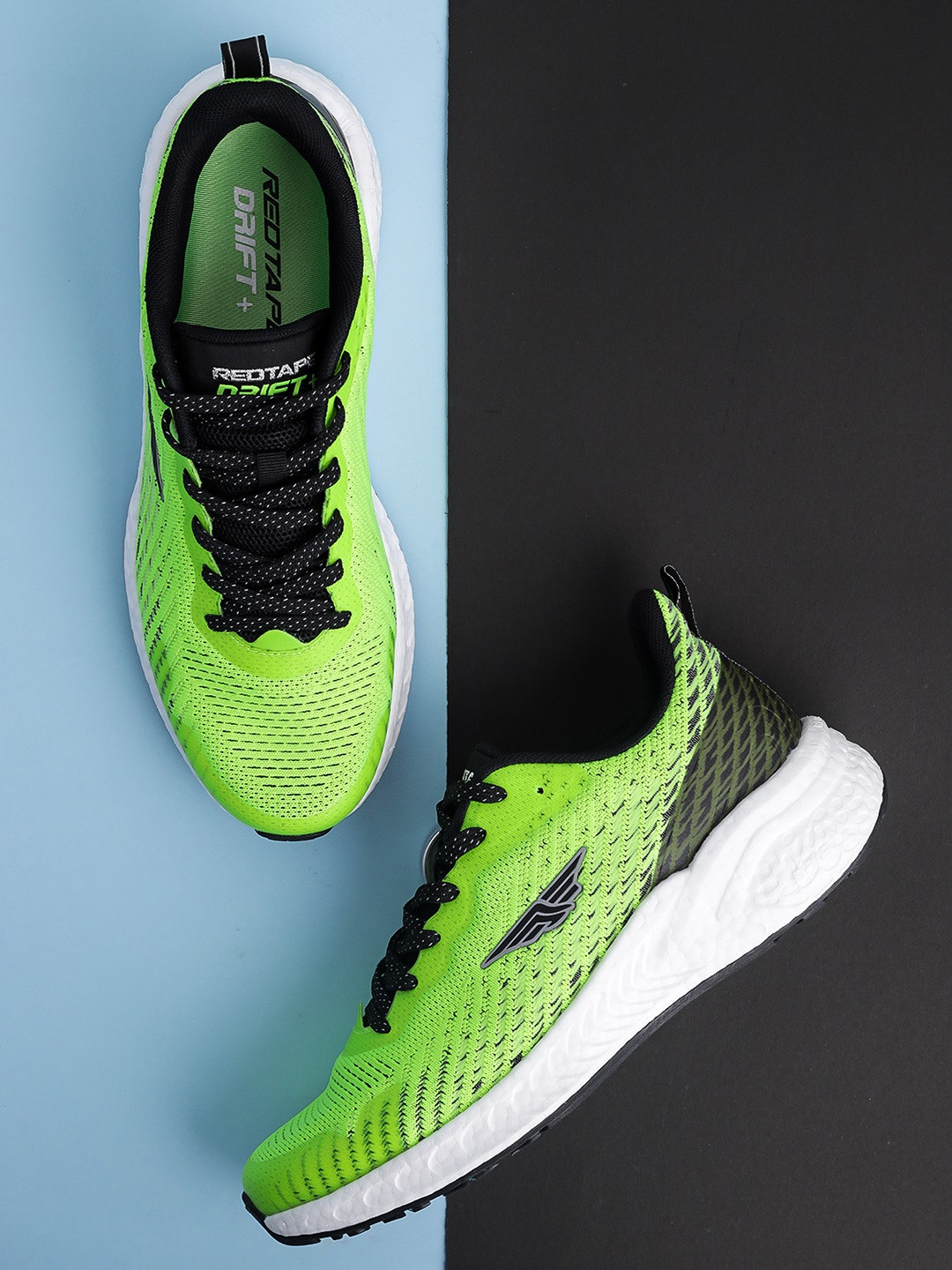 

Red Tape Men Green & Black DRIFT+ Walking Shoes
