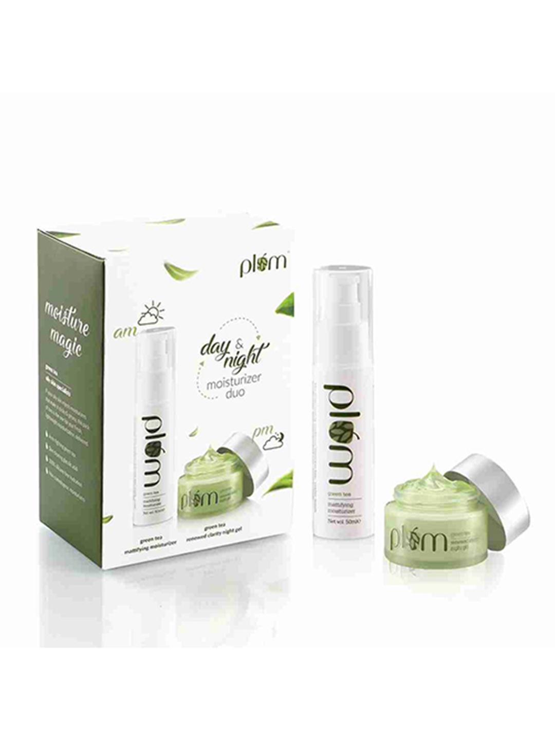 

Plum Set of 2 Day & Night Moisture Duo Gift Set, White