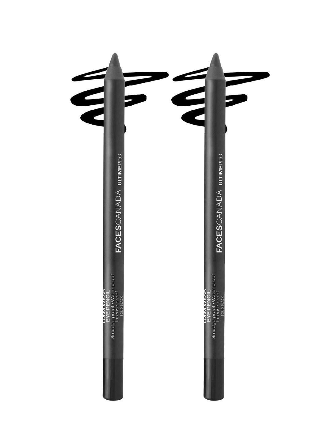 

Faces Canada Eye Pencil Solid Black 02 (Pack of 2)
