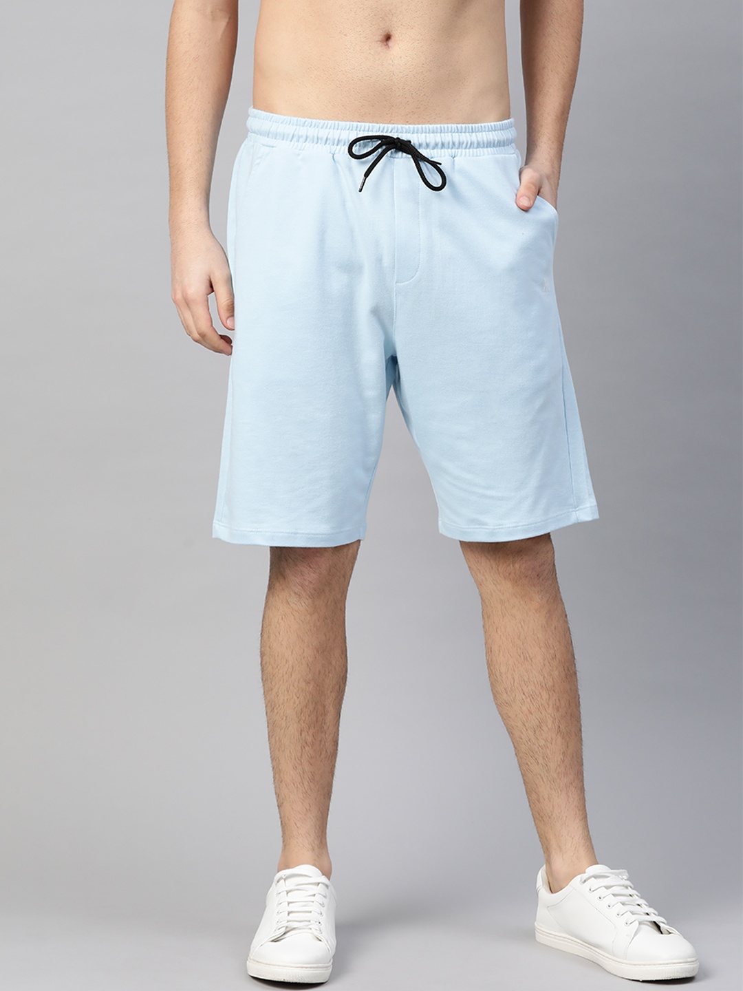 

Kook N Keech Men Blue Mid-Rise Pure Cotton Regular Shorts