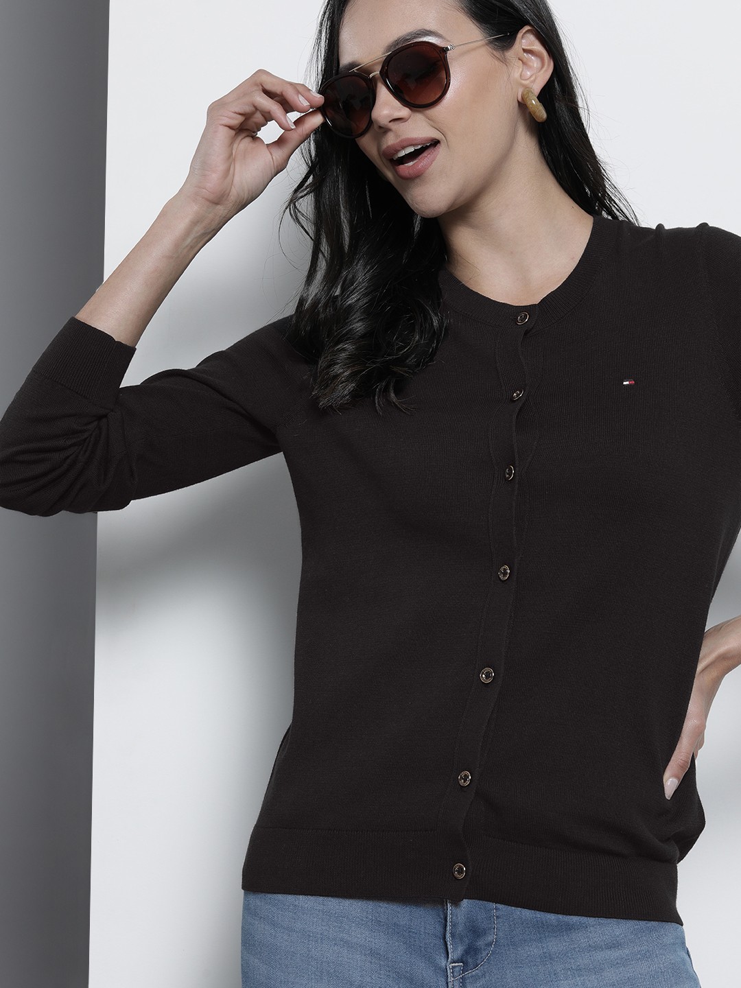 

Tommy Hilfiger Women Black Cardigan