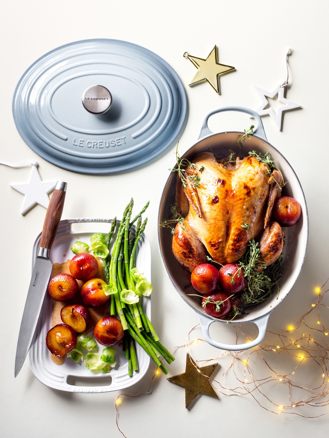 

LE CREUSET Blue Evo Cast Iron Oval Casserole