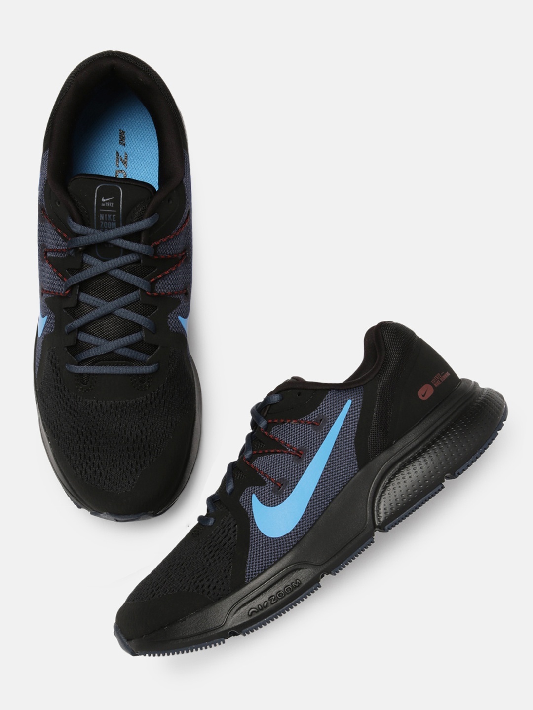 

Nike Men Black ZOOM SPAN 3 Running Shoes