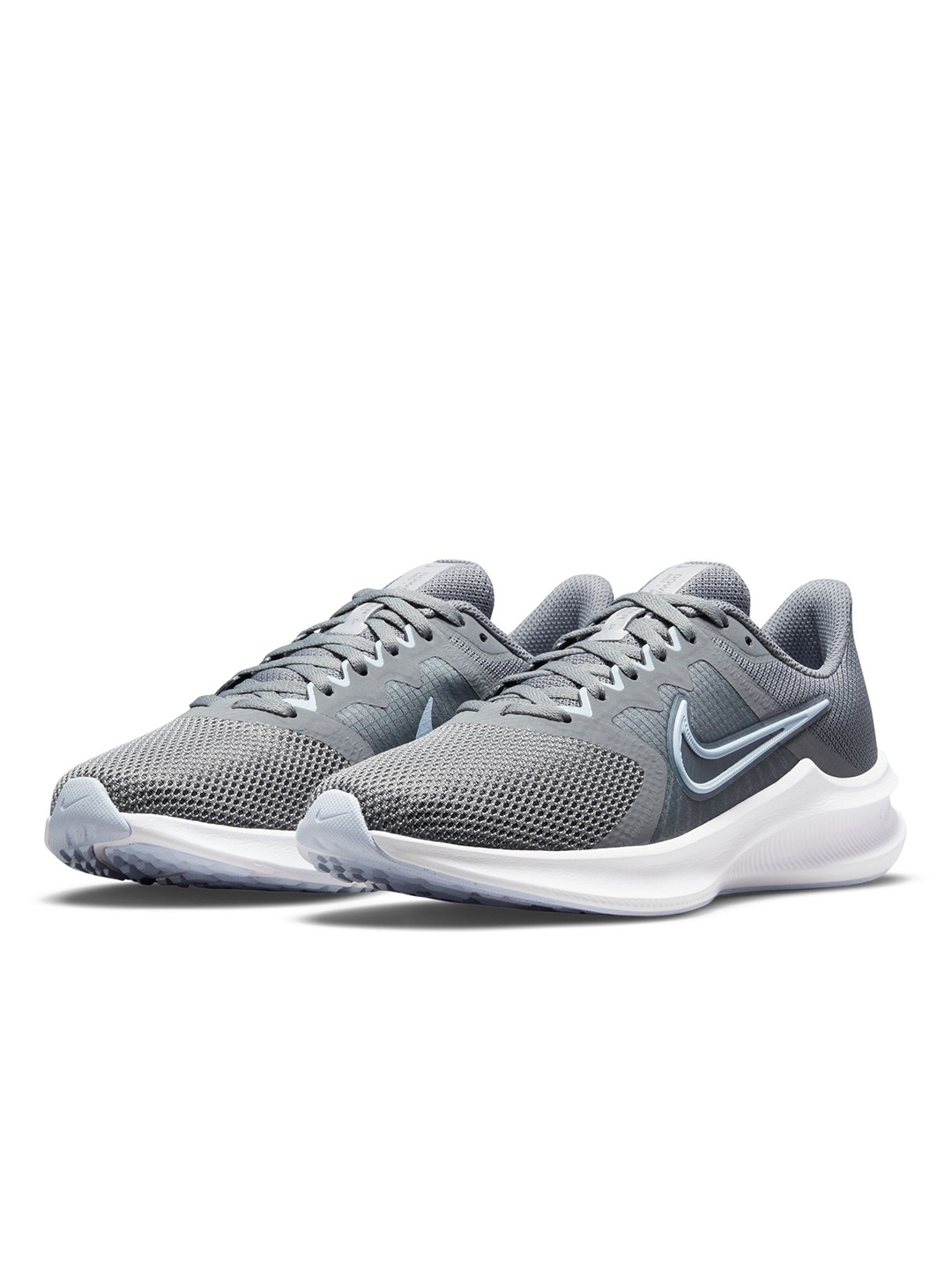 

Nike Women Grey Solid Downshifter 11 Running Shoes