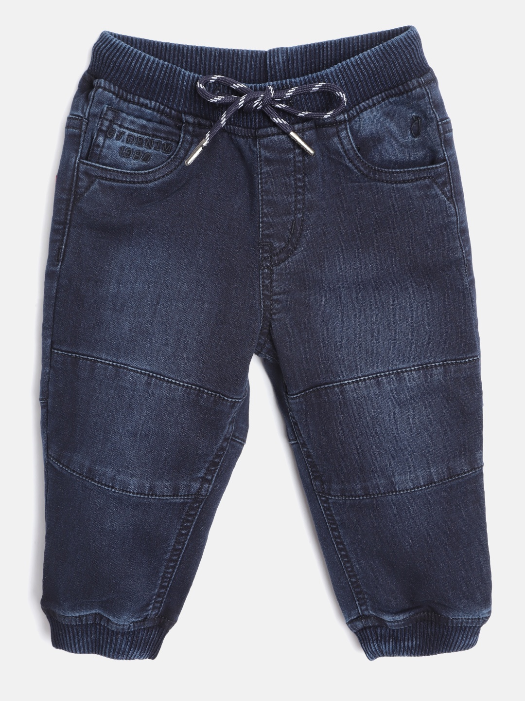 

Gini and Jony Boys Navy Blue Faded Joggers