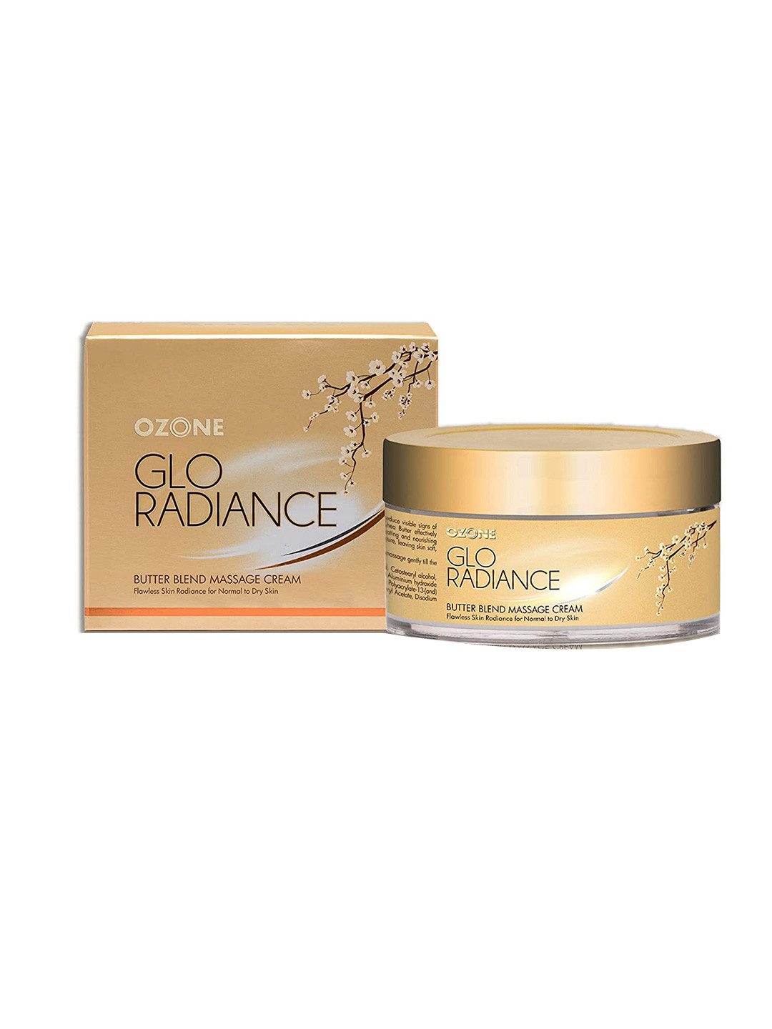 

Ozone Glo Radiance Butter Blend Massage Cream 50 g, Gold