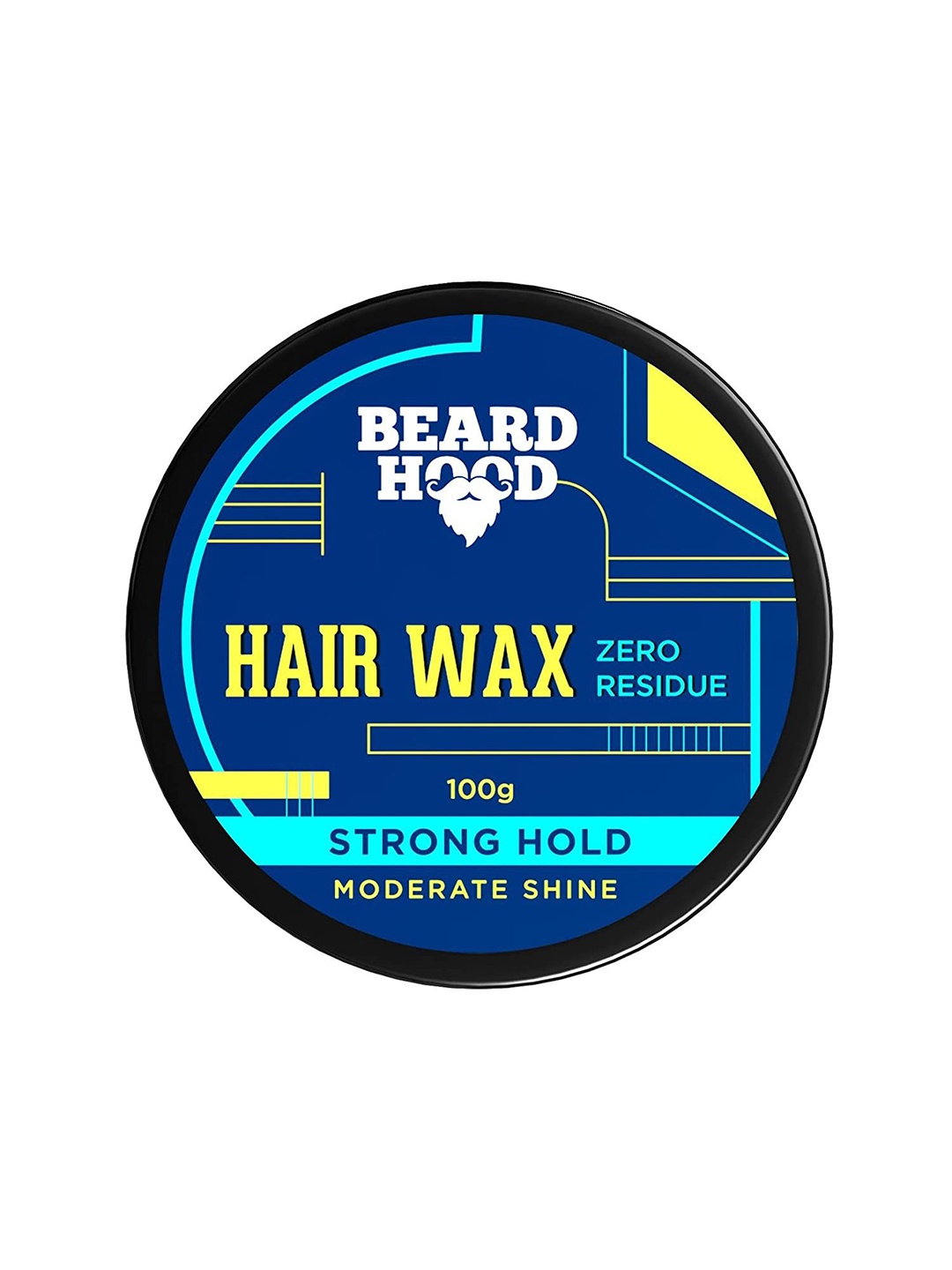

Beardhood Moderate Shine Zero Residue Zero Toxin & Vegan Strong Hold Hair Wax 100g, White