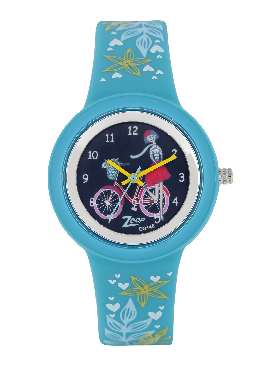 

ZOOP from TITAN by Titan Girls Blue Printed Dial Watch 26006PP03