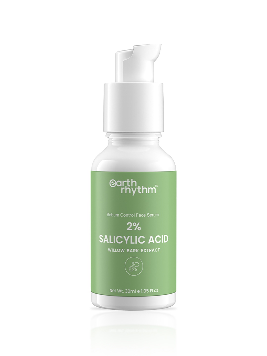 

Earth Rhythm 2% Salicylic Acid Willow Bark Extract Sebum Control Serum - 30ml, White