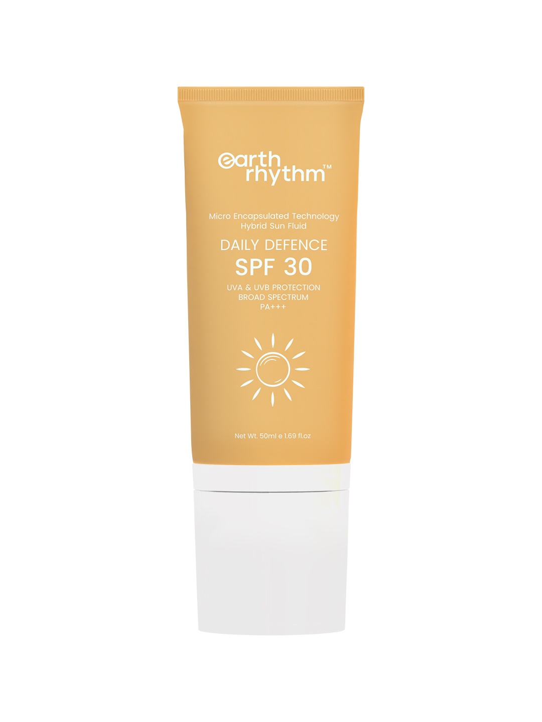 

Earth Rhythm Daily Defence SPF 30 Hybrid Sun Fluid 50 ml, White