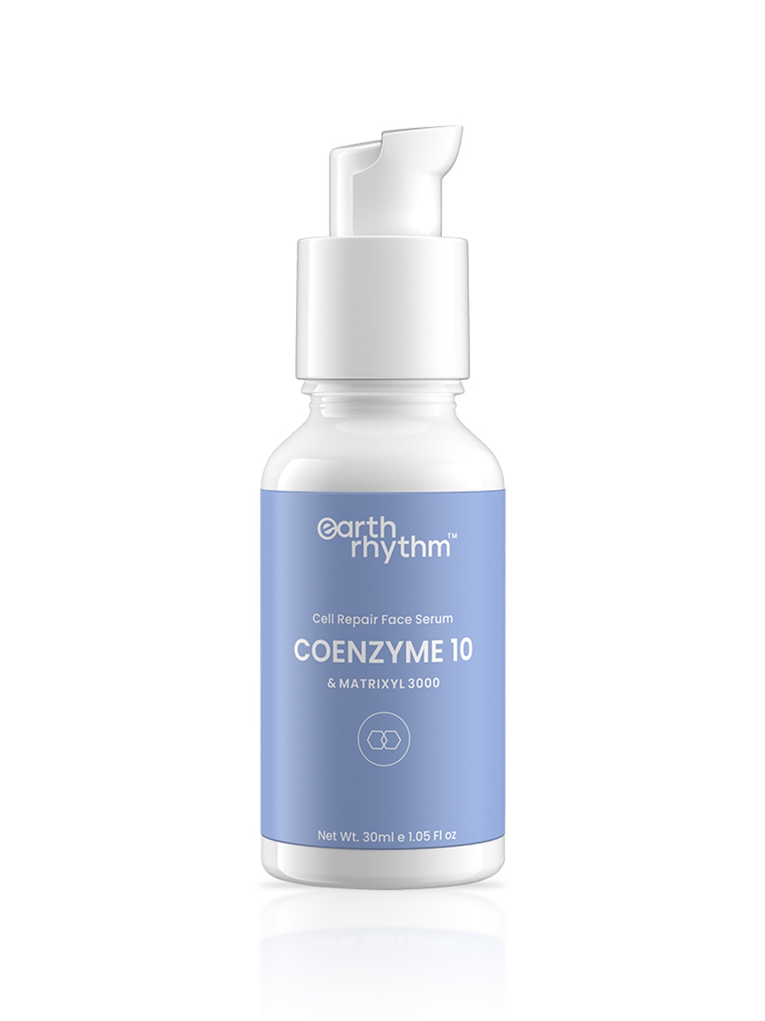 

Earth Rhythm Coenzyme 10 Matrixyl 3000 Cell Repair Serum - 30ml, White