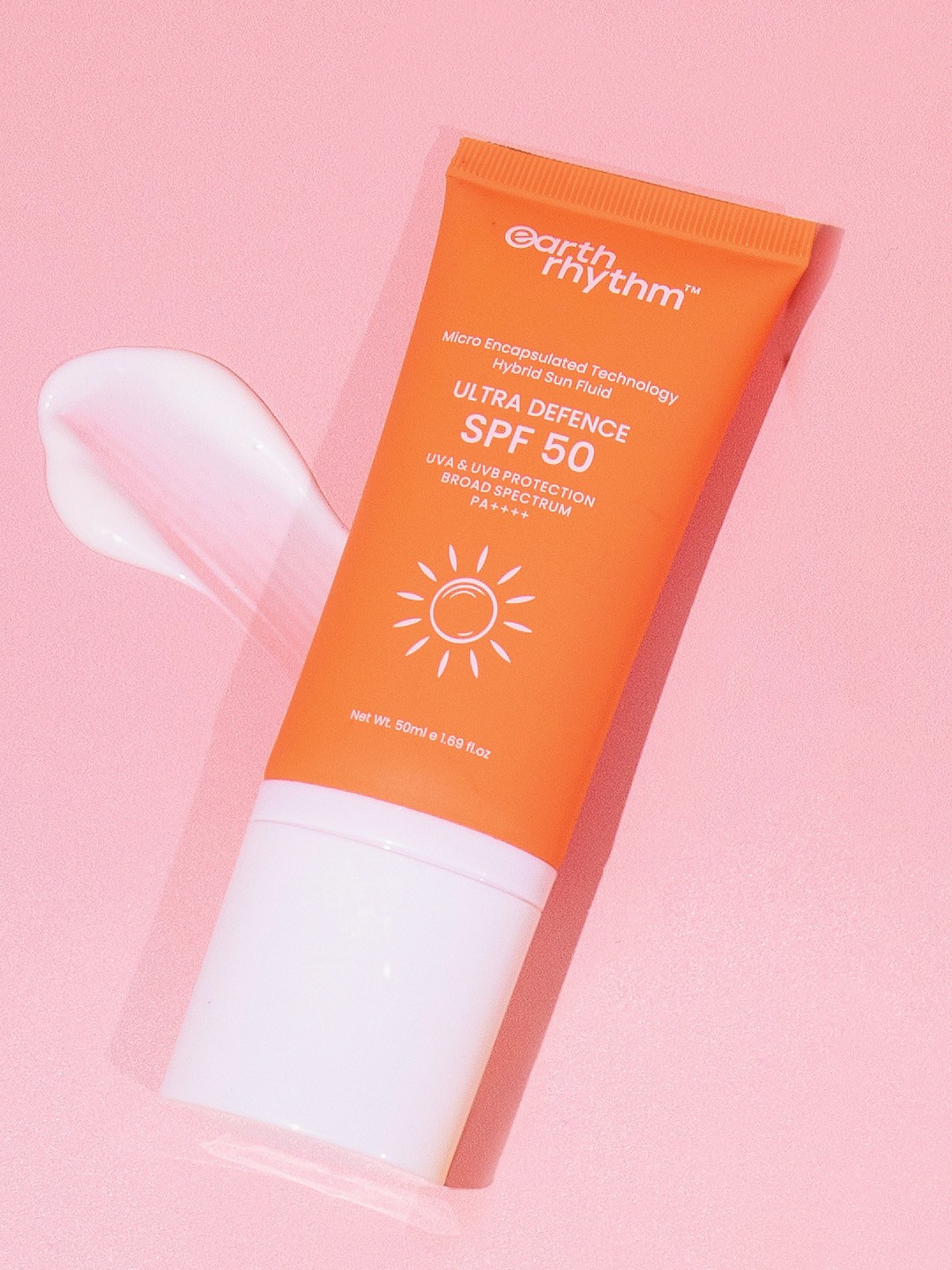 

Earth Rhythm Ultra Defence Hybrid Sun Fluid SPF 50 - 50ml, White