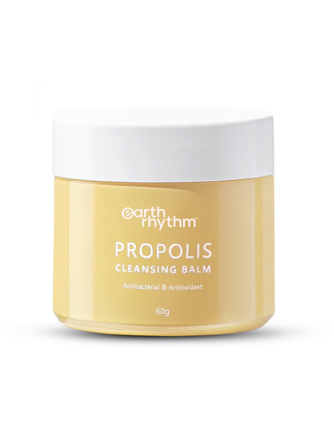 

Earth Rhythm Antibacterial & Antioxidant Propolis Cleansing Balm 60 gm, Yellow