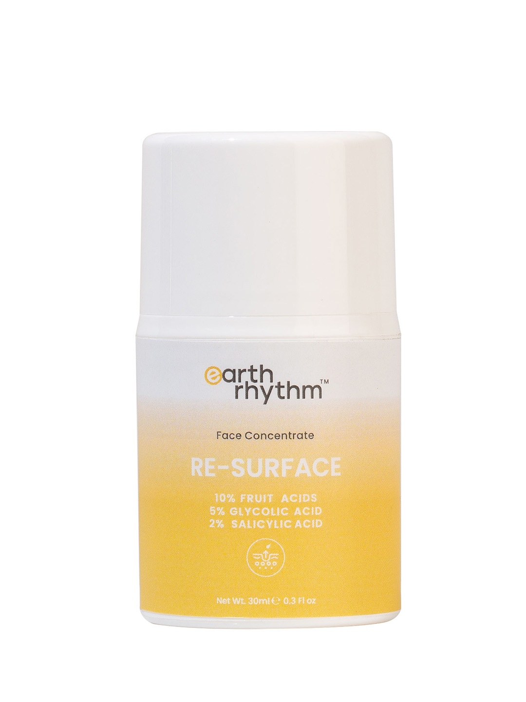 

Earth Rhythm Resurfacing Concentrate Glycocic, Lactic & Citric Acid 30ml, White