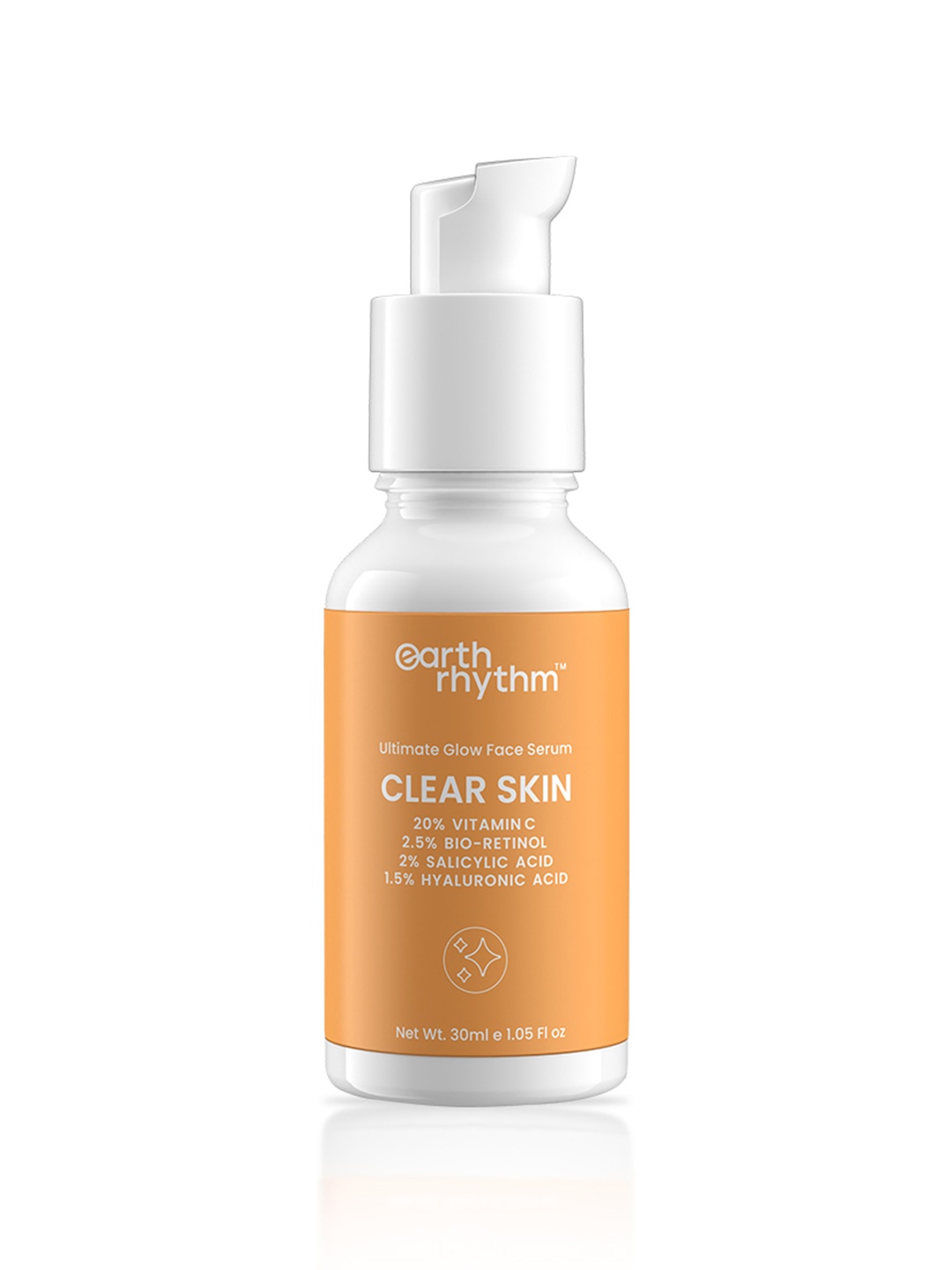 

Earth Rhythm Clear Skin Ultimate Glow Serum - 30ml, White