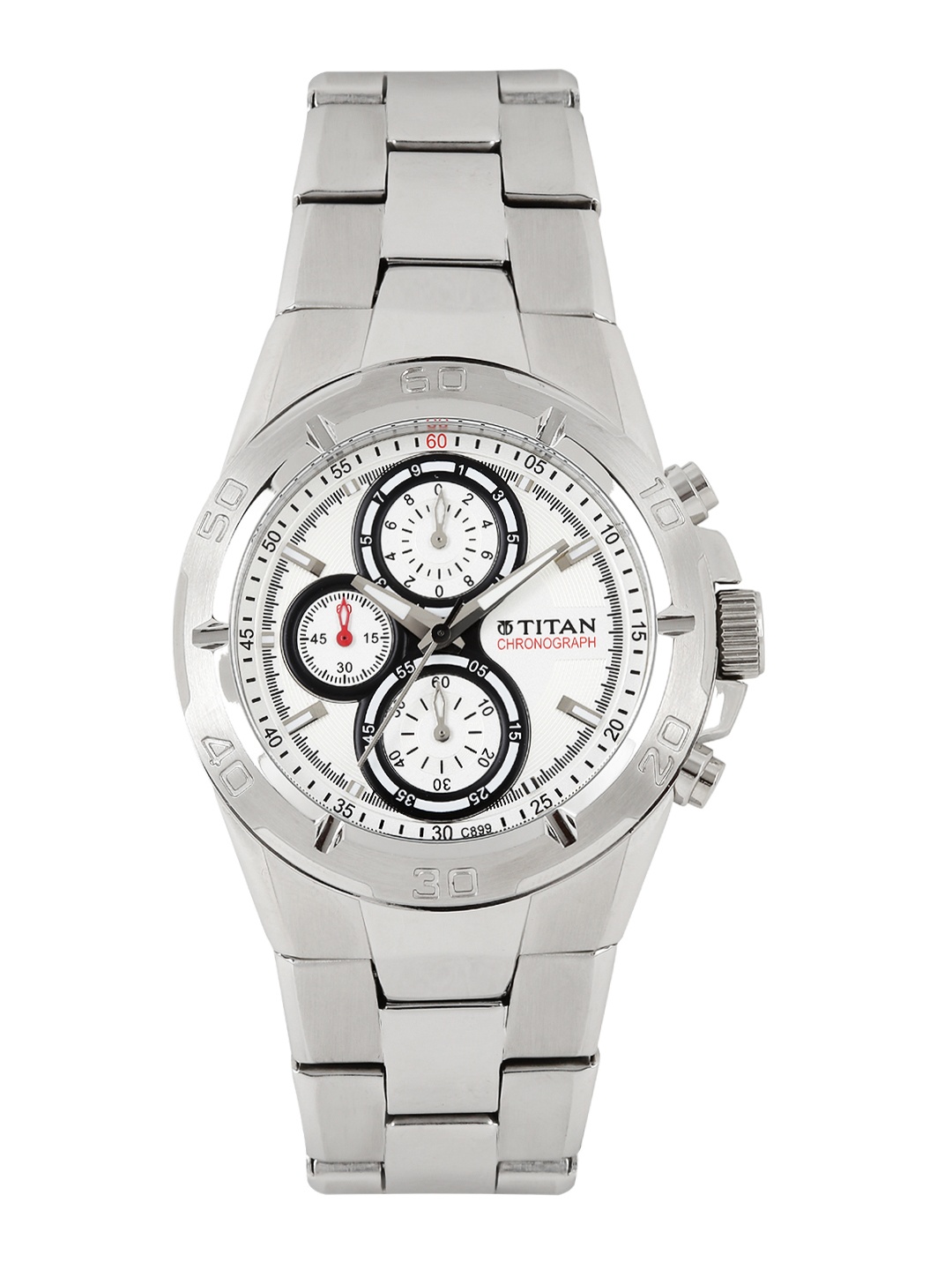 

Titan Octane Men Chronograph White Dial Watch NF9308SM01MA