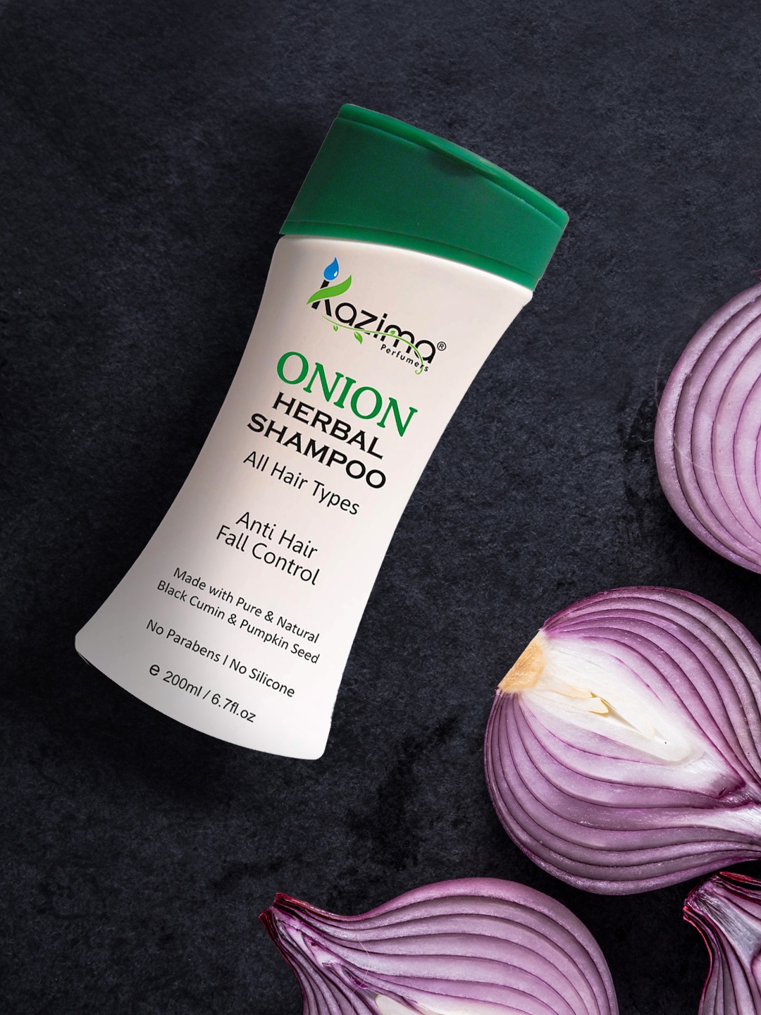 

KAZIMA Onion Herbal Shampoo 200 ml, White