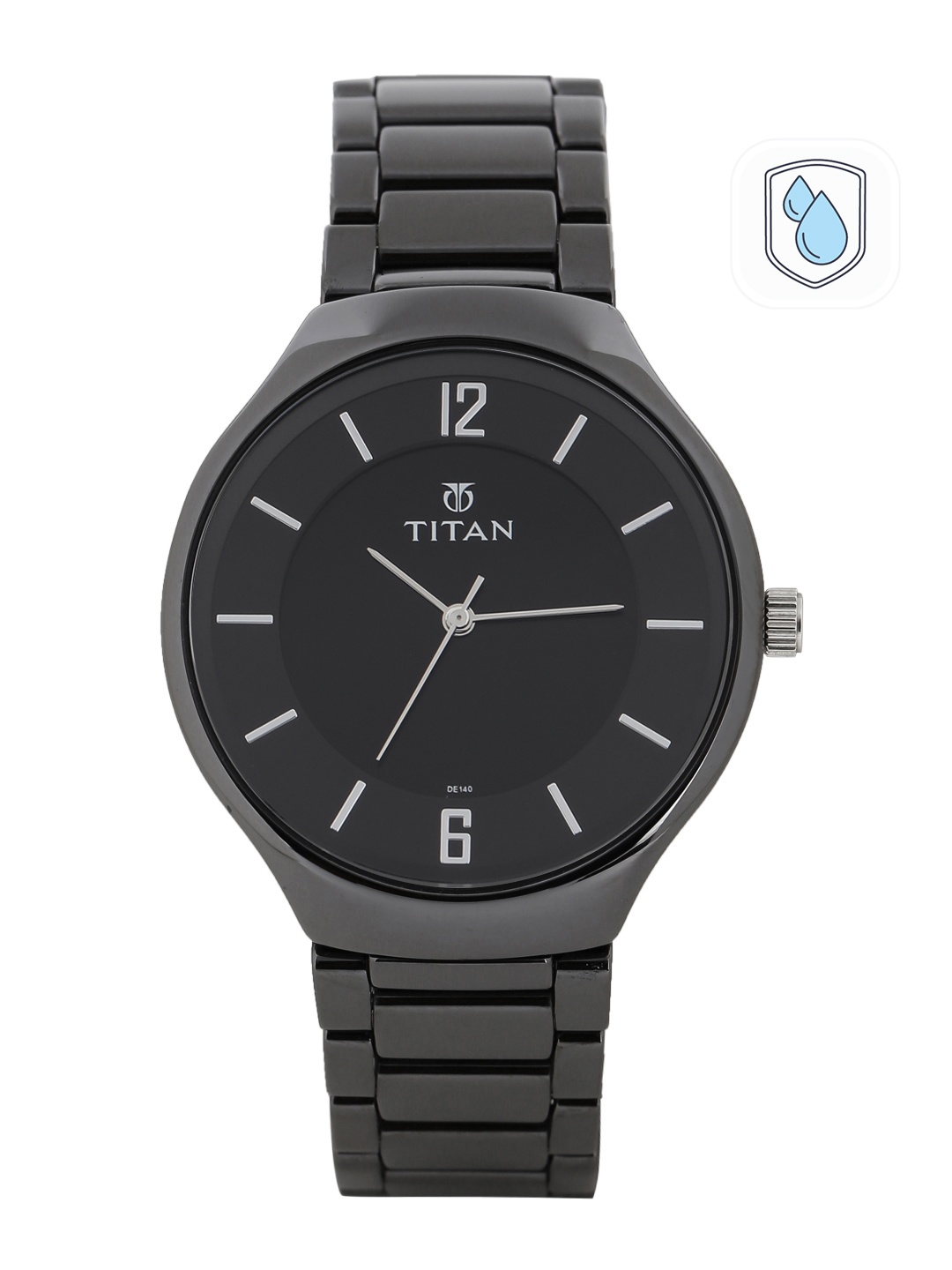 

Titan Ceramics Men Black Analogue watch NL90014KC01