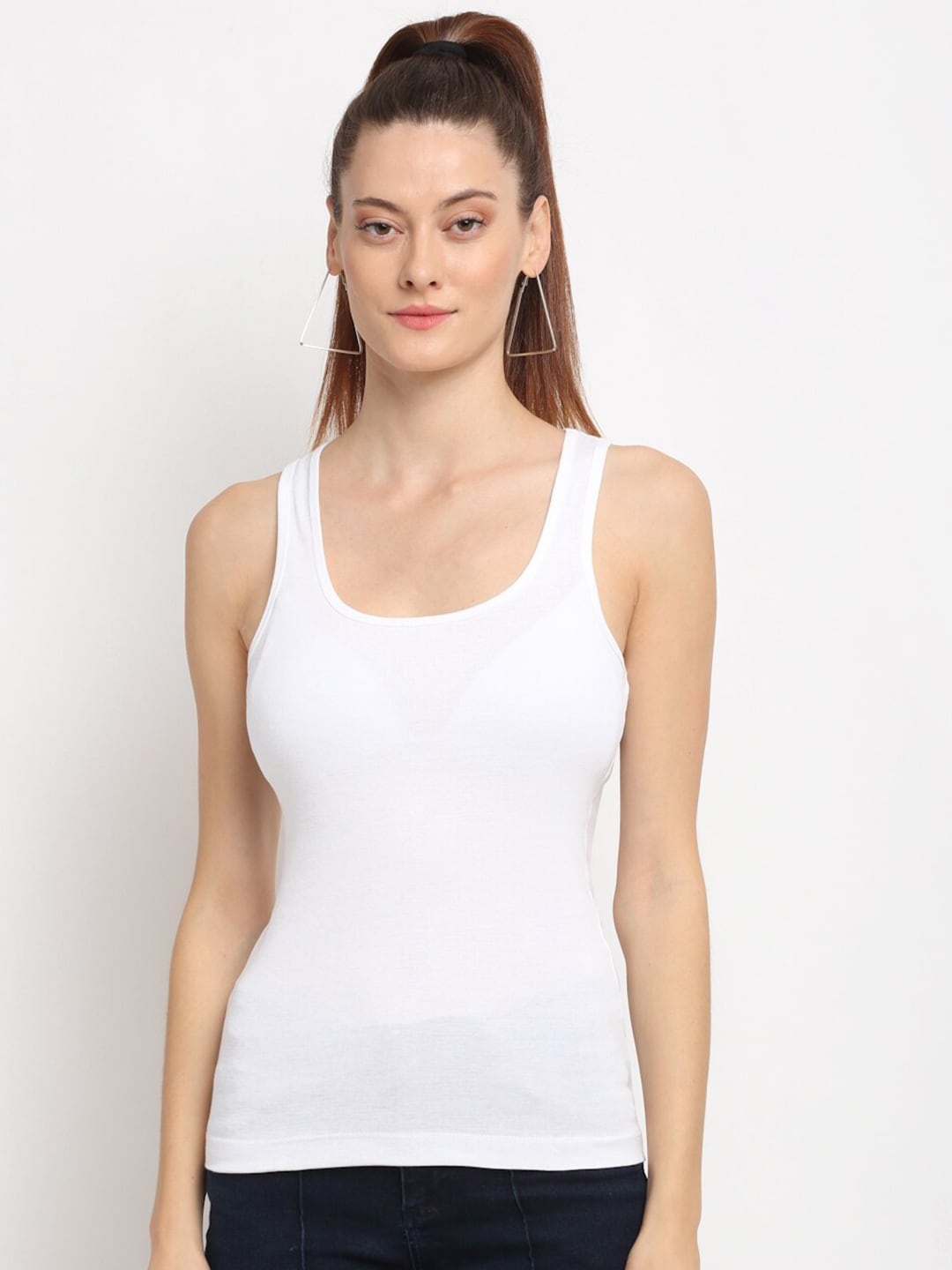 

Friskers White Tank Top